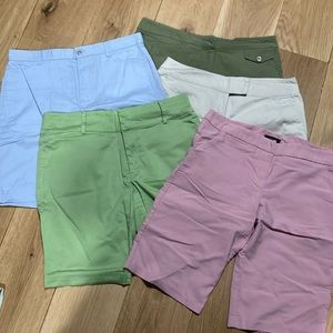 5 pair golf shorts